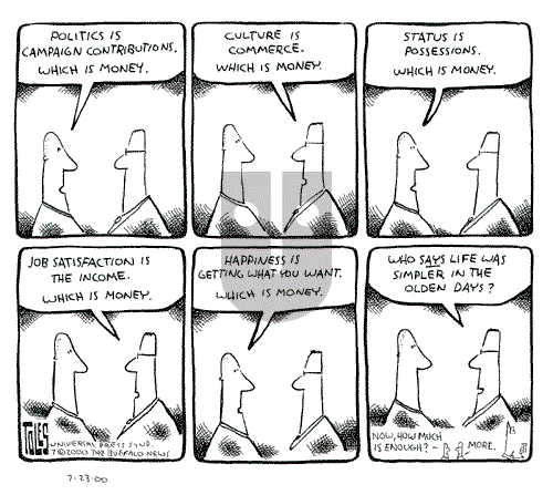 Tom Toles - Sunday July 23, 2000 Comic Strip