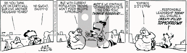 Over the Hedge on Friday February 28, 1997 Comic Strip