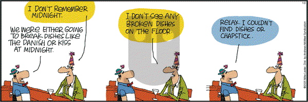 Mike du Jour on Thursday January 2, 2025 Comic Strip