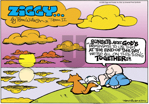 Ziggy - Sunday February 5, 2006 Comic Strip