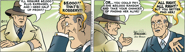 Alley Oop on Monday August 11, 2014 Comic Strip