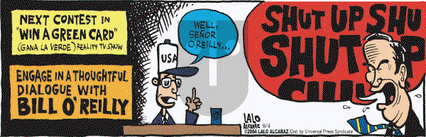 La Cucaracha - Saturday September 4, 2004 Comic Strip