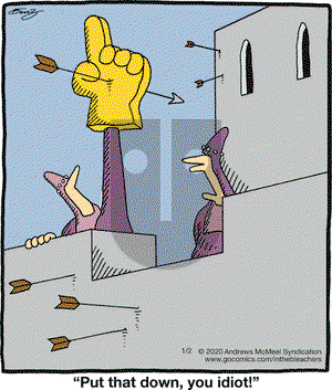 In the Bleachers on Thursday January 2, 2020 Comic Strip