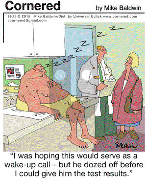 Cornered on Wednesday November 25, 2015 Comic Strip