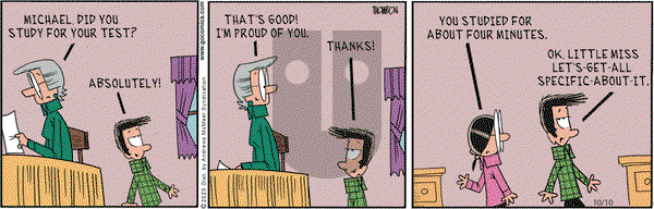 Grand Avenue on Tuesday October 10, 2023 Comic Strip