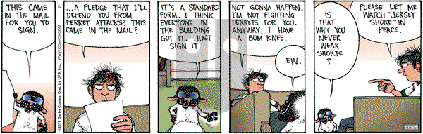 Get Fuzzy on Tuesday February 1, 2011 Comic Strip