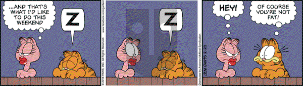 Garfield on Friday February 23, 2018 Comic Strip