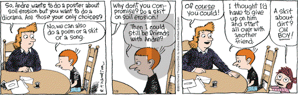 Cul de Sac - Saturday January 9, 2021 Comic Strip