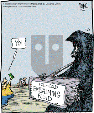In the Bleachers on Saturday October 12, 2013 Comic Strip