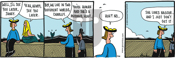 Overboard on Saturday January 26, 2008 Comic Strip