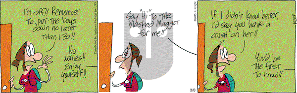 The Knight Life on Wednesday March 8, 2017 Comic Strip