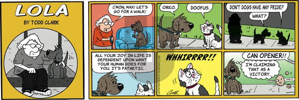 Lola on Sunday October 1, 2017 Comic Strip