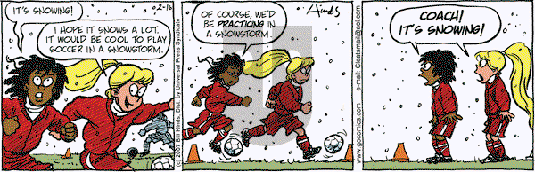 Cleats on Friday February 16, 2007 Comic Strip
