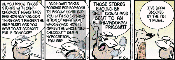 DeFlocked on Friday April 11, 2025 Comic Strip