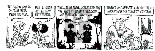 The Grizzwells on Tuesday August 1, 1995 Comic Strip