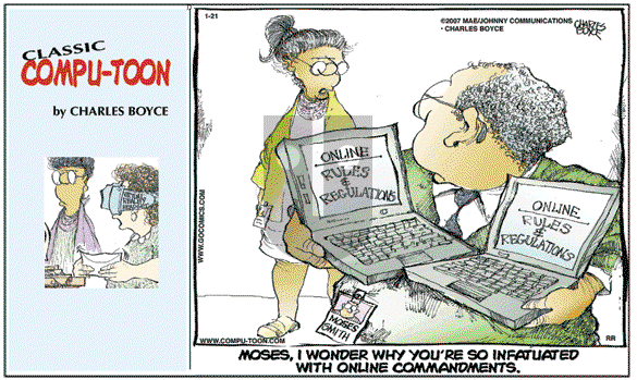 Compu-toon on Sunday January 21, 2007 Comic Strip