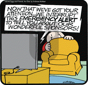 Ziggy on Friday March 2, 2018 Comic Strip