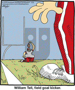 In the Bleachers on Saturday January 25, 2020 Comic Strip