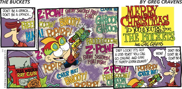 The Buckets on Sunday December 25, 2016 Comic Strip