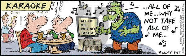 Frank and Ernest on Saturday May 17, 2014 Comic Strip