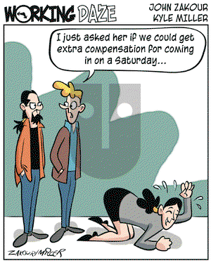 Working Daze on Saturday November 20, 2004 Comic Strip