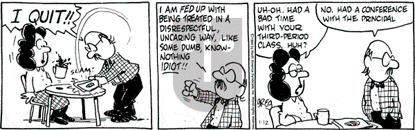 Luann on Wednesday January 12, 1994 Comic Strip