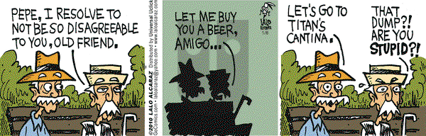La Cucaracha on Friday January 8, 2010 Comic Strip