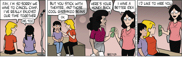 Luann on Saturday July 29, 2017 Comic Strip