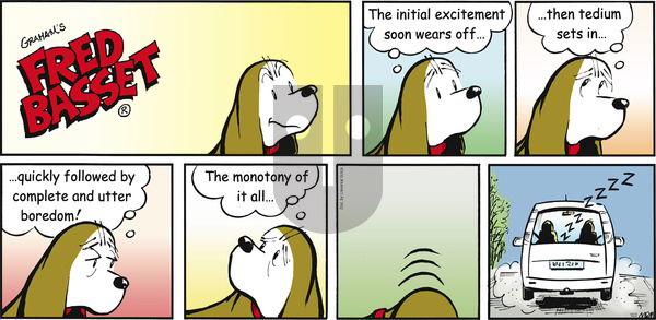 Fred Basset on Sunday December 2, 2012 Comic Strip