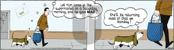 Fred Basset on Saturday September 20, 2025 Comic Strip