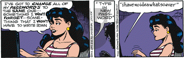 Nancy on Saturday August 11, 2012 Comic Strip