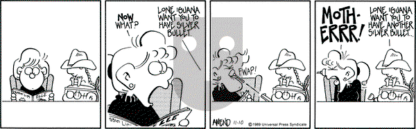 FoxTrot on Friday November 10, 1989 Comic Strip