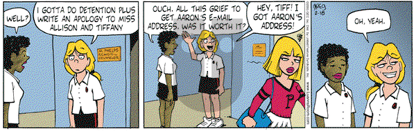 Luann on Friday February 18, 2005 Comic Strip