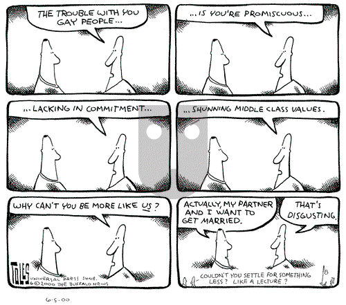 Tom Toles on Monday June 5, 2000 Comic Strip