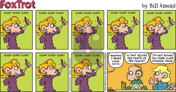 FoxTrot on Sunday February 17, 2019 Comic Strip