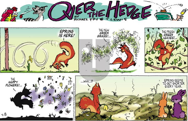 Over the Hedge on Sunday April 8, 2018 Comic Strip