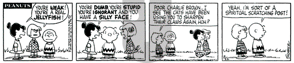 Peanuts on Monday February 22, 1960 Comic Strip