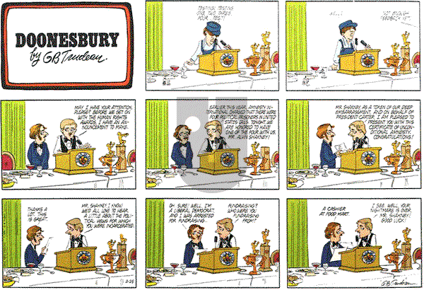 Doonesbury on Sunday March 25, 1979 Comic Strip