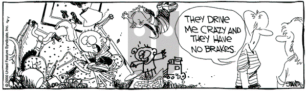 The Buckets on Wednesday October 4, 2000 Comic Strip