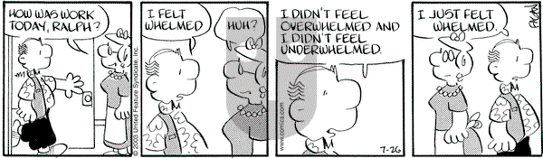 Drabble on Saturday July 26, 2003 Comic Strip