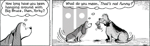 Fred Basset on Sunday March 26, 2006 Comic Strip