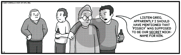 F Minus on Friday April 6, 2007 Comic Strip