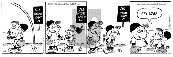 Soup to Nutz - Old on Monday June 4, 2007 Comic Strip
