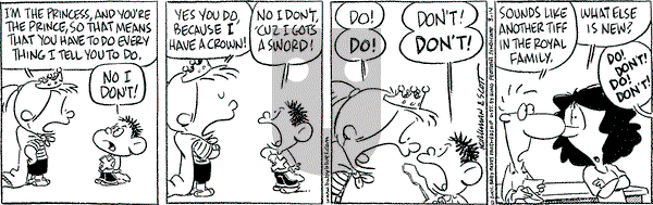 Baby Blues on Wednesday March 14, 2001 Comic Strip