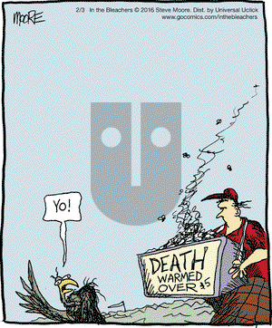 In the Bleachers on Wednesday February 3, 2016 Comic Strip