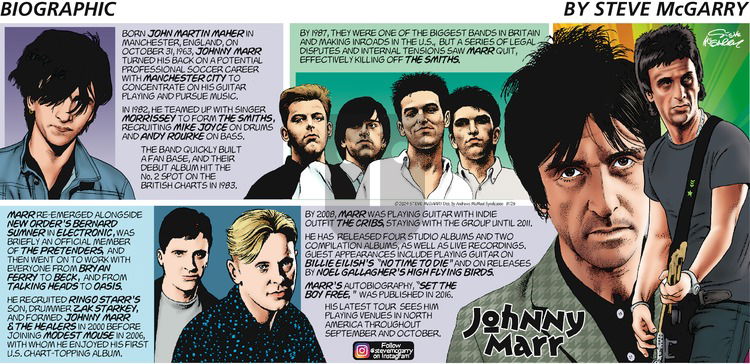 Biographic on Sunday August 25, 2024 Comic Strip