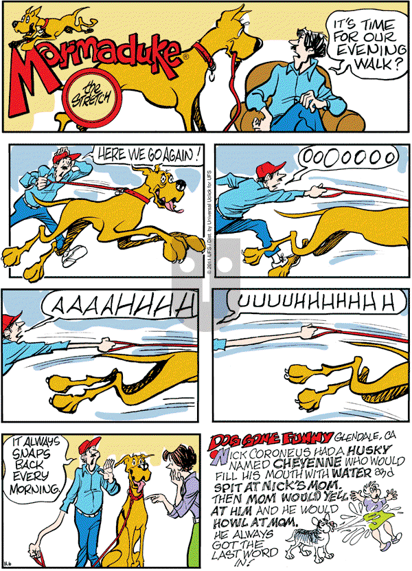 Marmaduke on Sunday November 6, 2011 Comic Strip