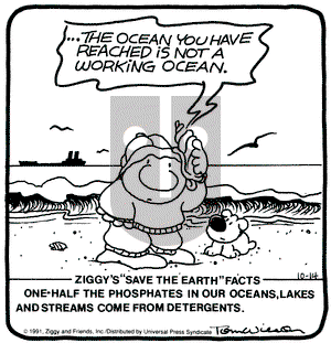 Ziggy on Monday October 14, 1991 Comic Strip
