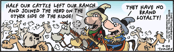 Frank and Ernest - Thursday April 24, 2008 Comic Strip