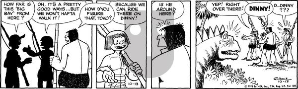 Alley Oop on Saturday December 24, 1983 Comic Strip